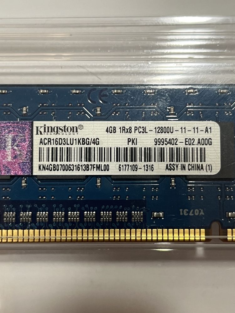 Memoria RAM kingston DDR3 4 e 2 Gb