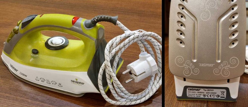 Żelazko Zelmer 2200W - używane, w idealnym stanie.