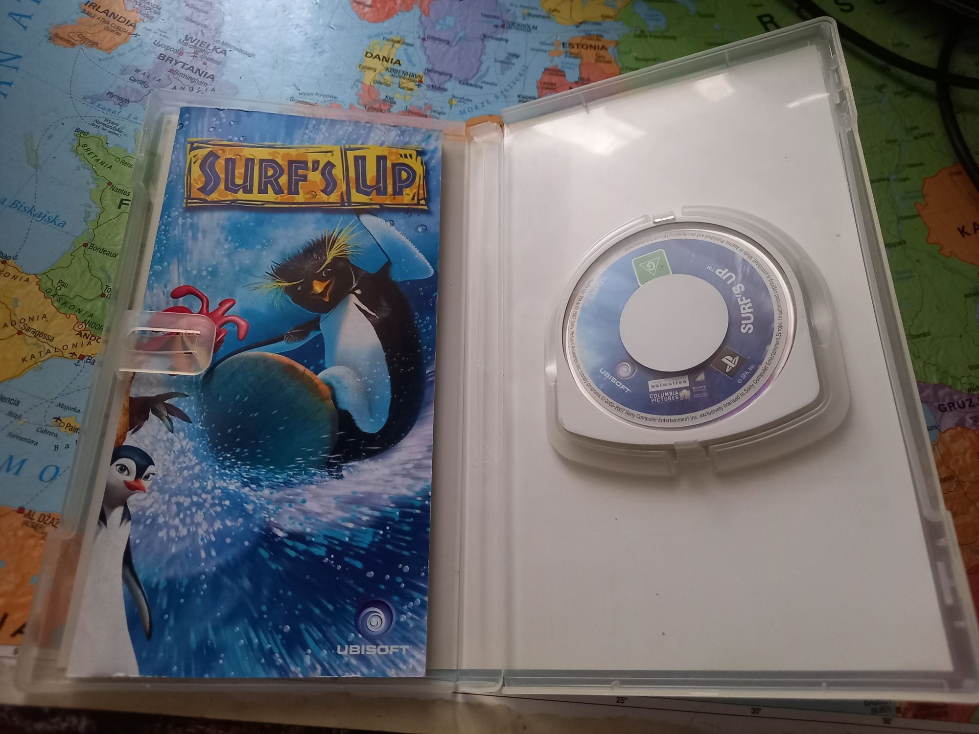 Gra Sony psp surf's up na fali