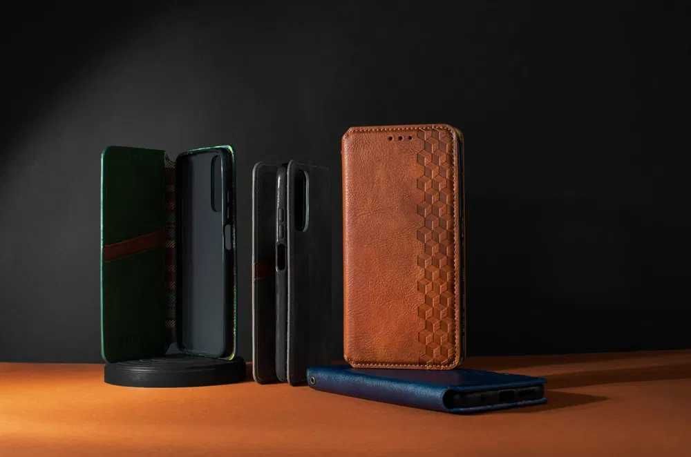 Шкіряний чохол книжка GETMAN кожаный чехол для Samsung Galaxy M35