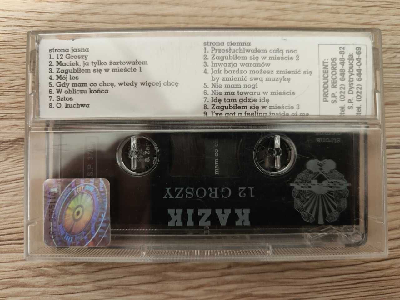 kaseta Kazik album 12 groszy, unikat, vintage