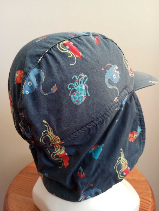 Mini Club Bawełniana czapeczka do opalania-kąpieli rozm.3-6 lat/51-52