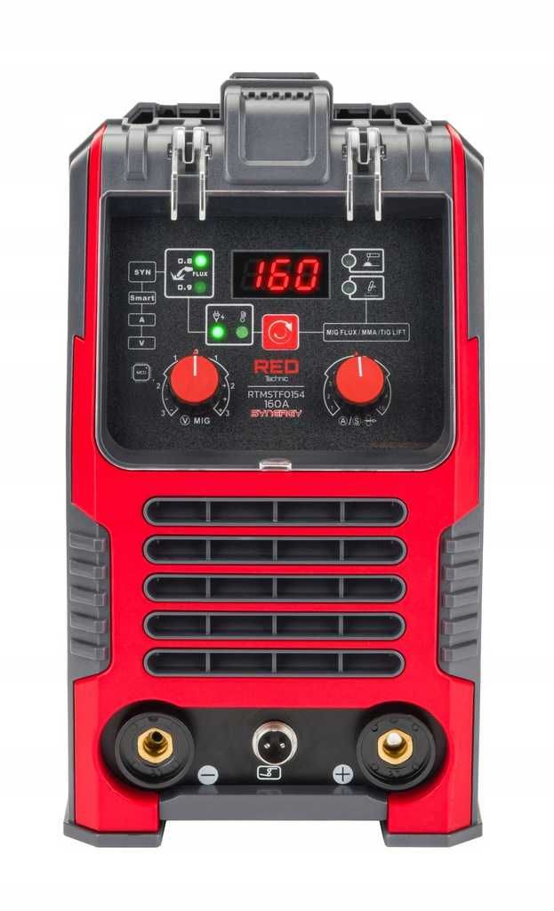 Spawarka inwertorowa migomat lcd fcaw mma mig tig lift 160a synergia