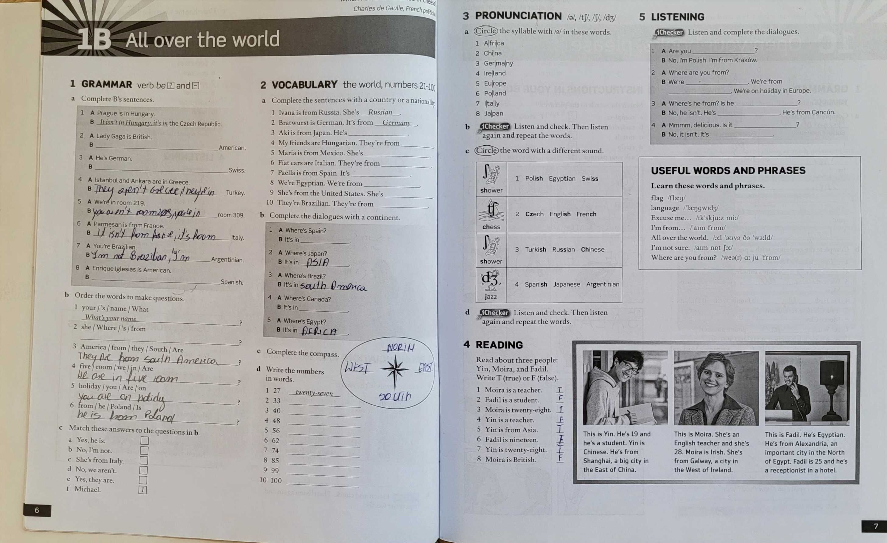 "English File third edition Elementary" oraz "Workbook" z płytami CD