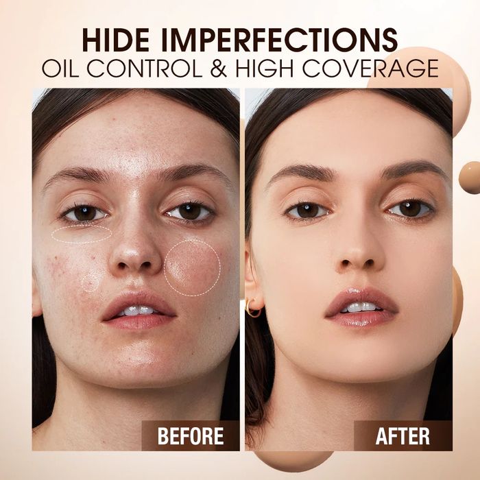 Тональний Крем із Повним Покриттям 2-в-1 з Пудрою та BB Cushion