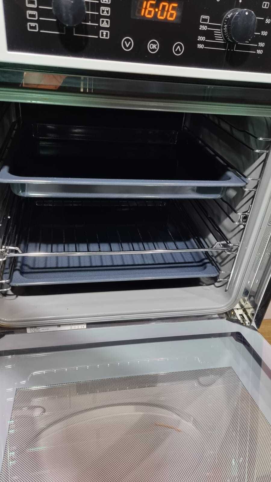 Biały zestaw Miele. Mikrofalówka z grillem M 8160 + piekarnik H 4810 B