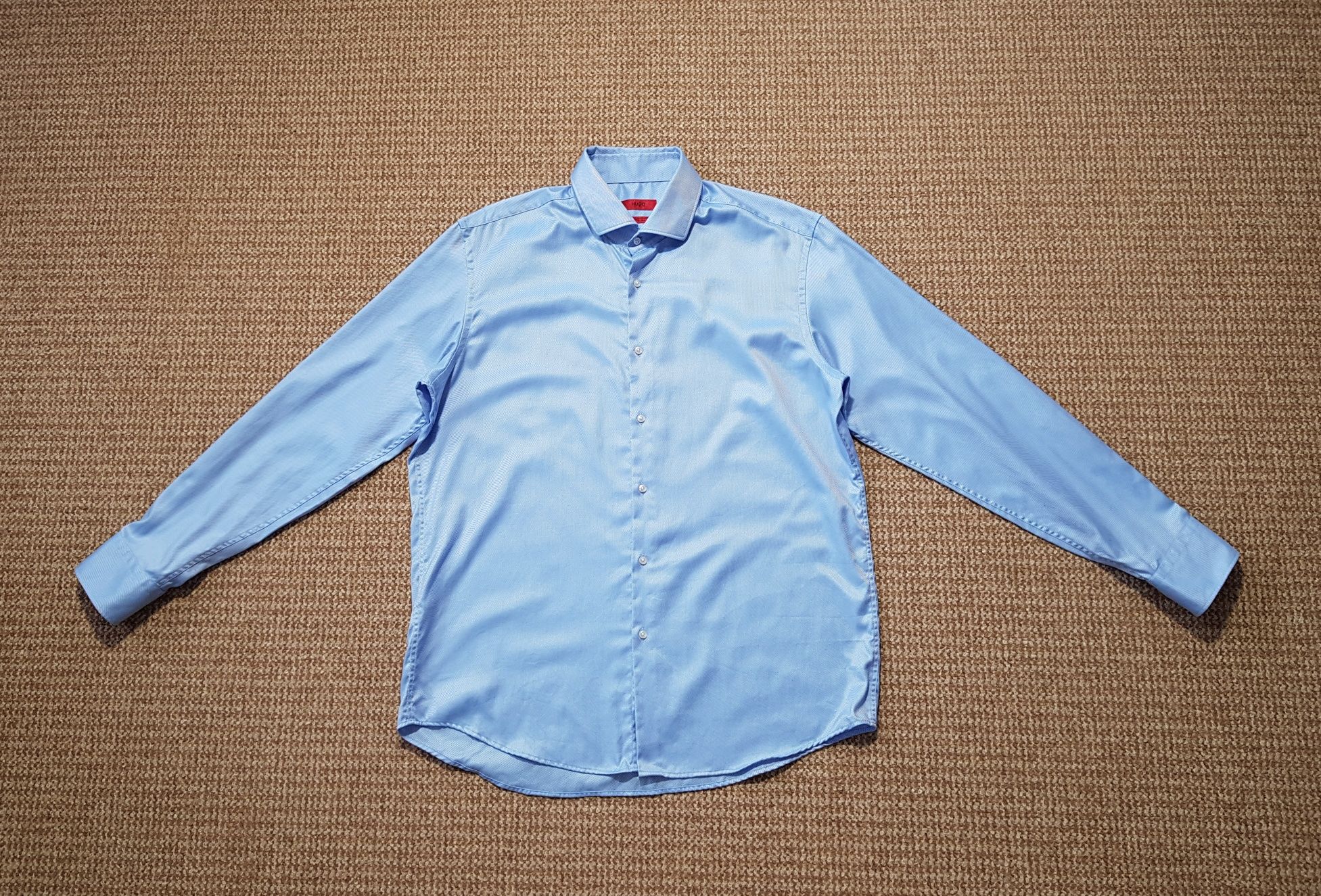 HUGO BOSS сорочка з відливом regular fit оригінал 43/17 XL