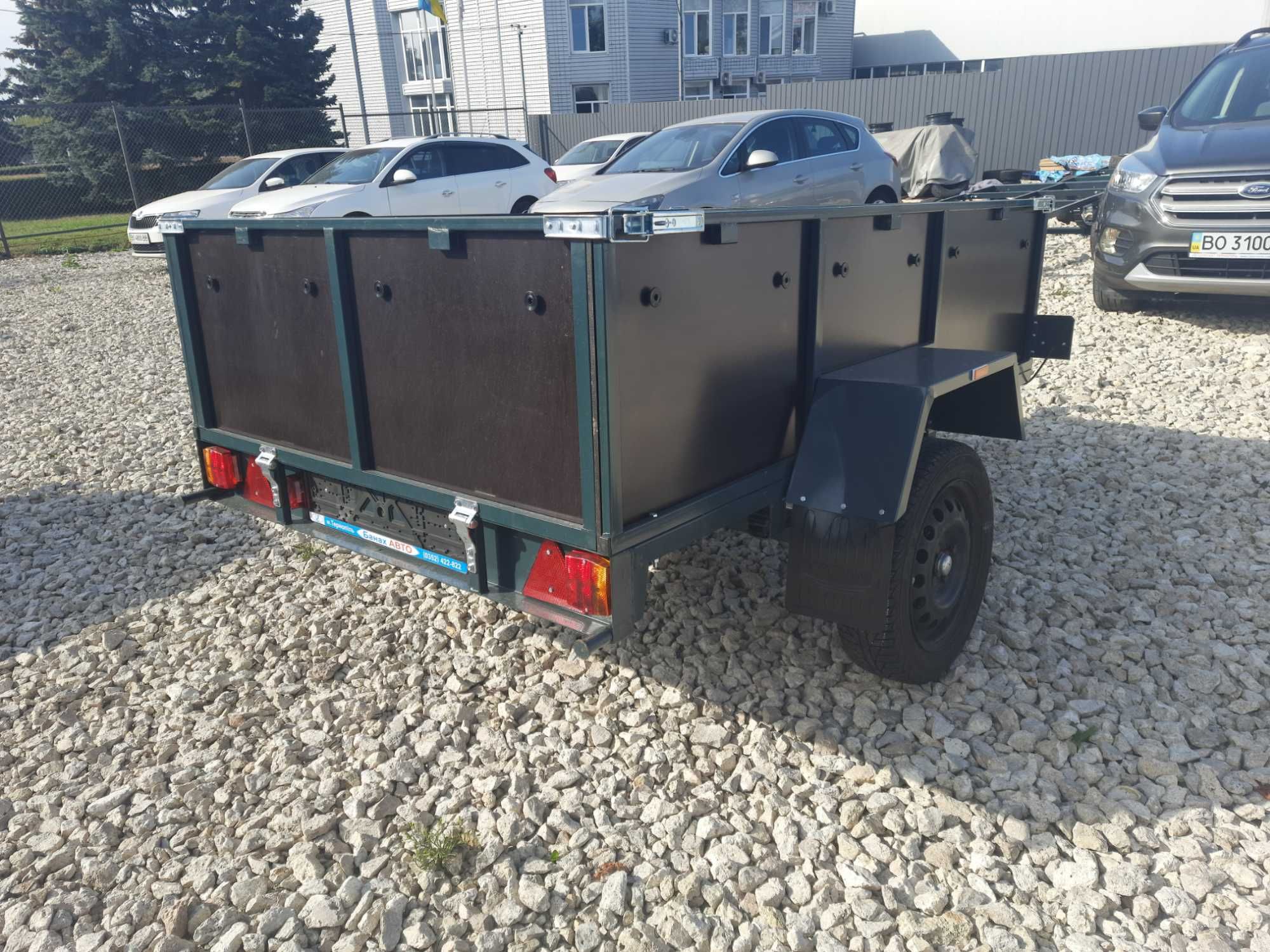 Причіп фанерний 1.3×2.0 борт 50см