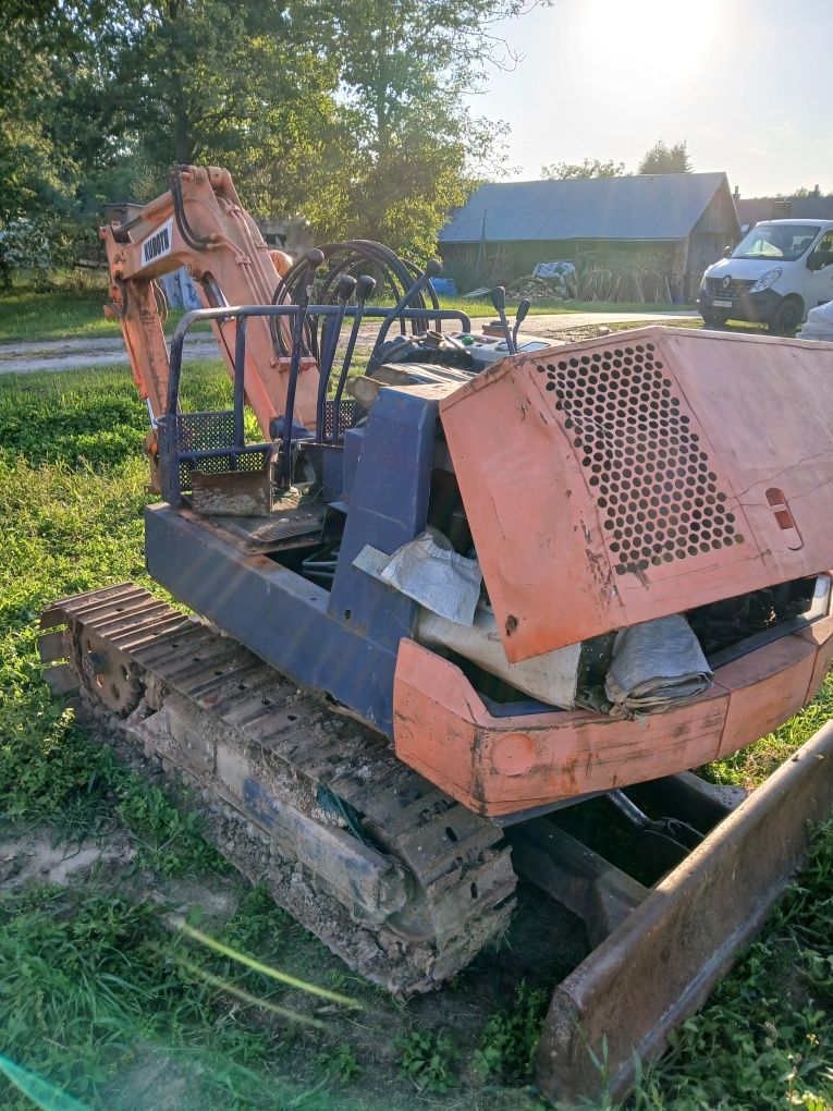 Minikoparka kubota kh021 uszkodzona