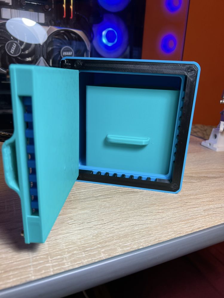 Skarbonka sejf z zamkiem – druk 3D – unikalna i funkcjonalna!