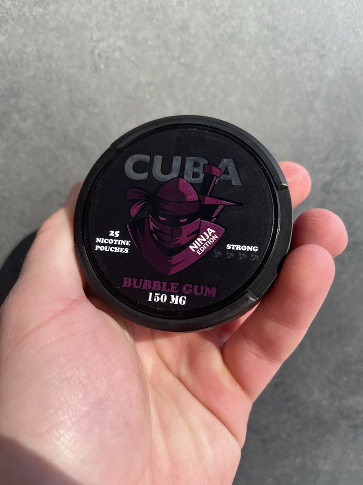 Снюс 150 мг Cuba 150 мг, куба, стрит snus