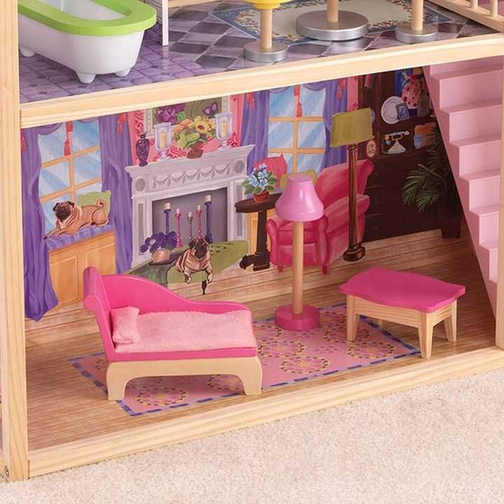 DOMEK Barbie Monster High Duży Drewniany Domek dla lalek wys.114cm