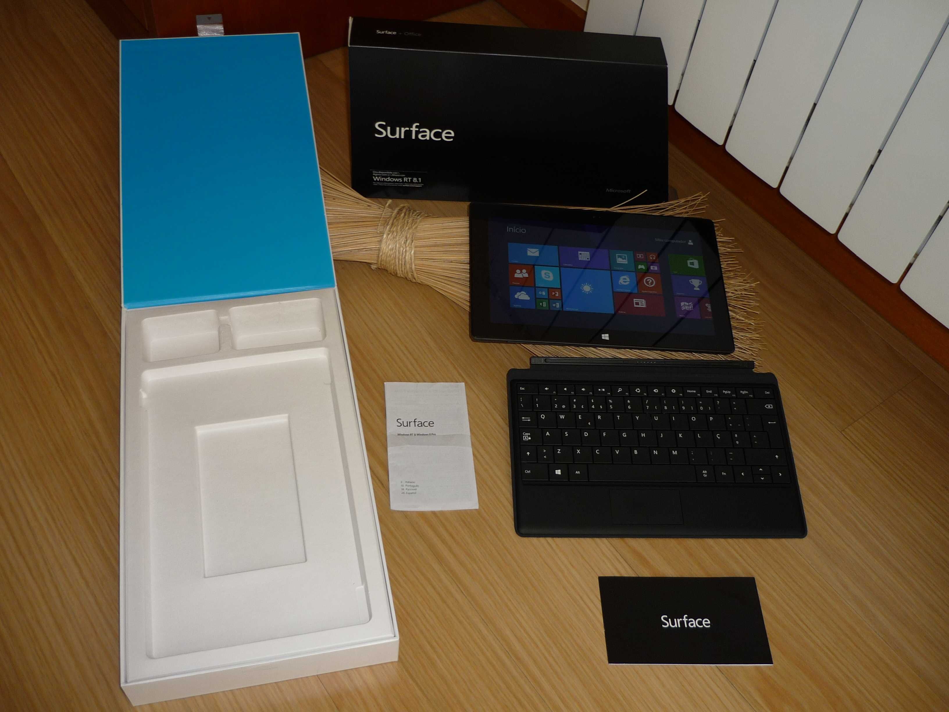 Surface 32GB+ Teclado 2+ Office, Impecável e Barato