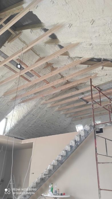 Już od 60zł ! Ocieplenie pianą PUR, Ocieplenie poddasza, Piana PUR