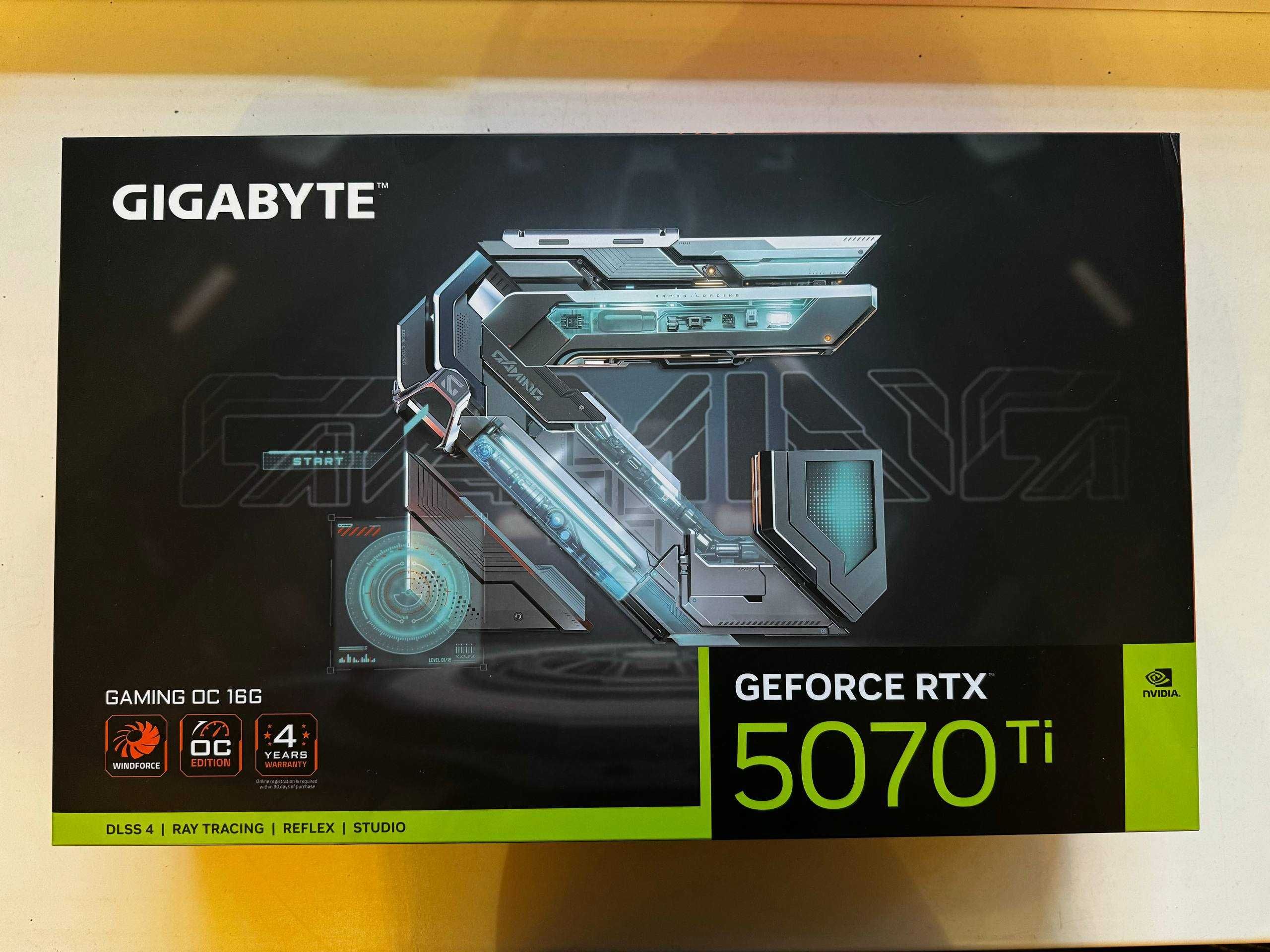 Gigabyte RTX 5070 Ti 16GB GDDR6 Gaming OC | Нова відеокарта