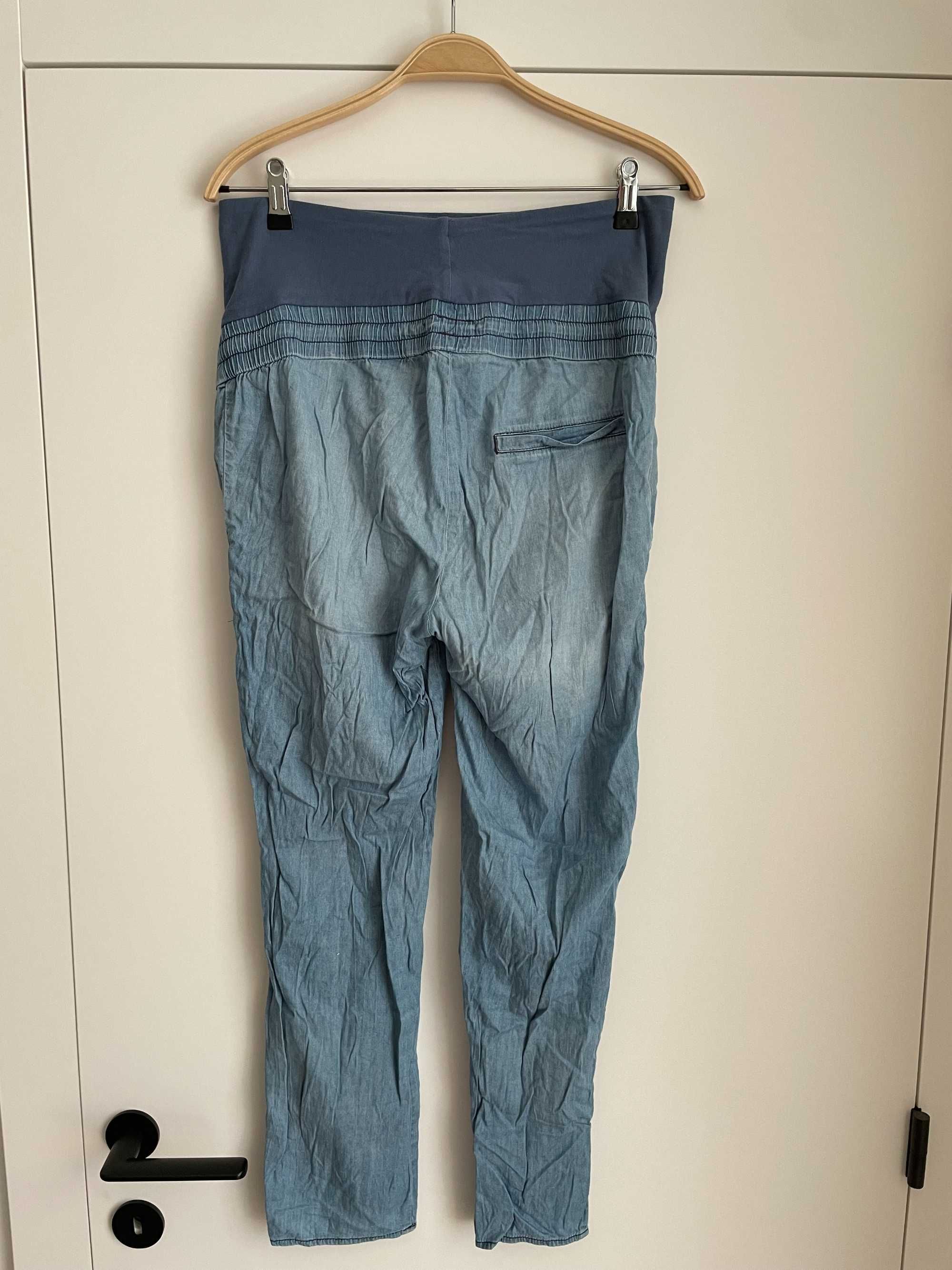 Jeansy ciążowe H&M (niebieskie, 36)