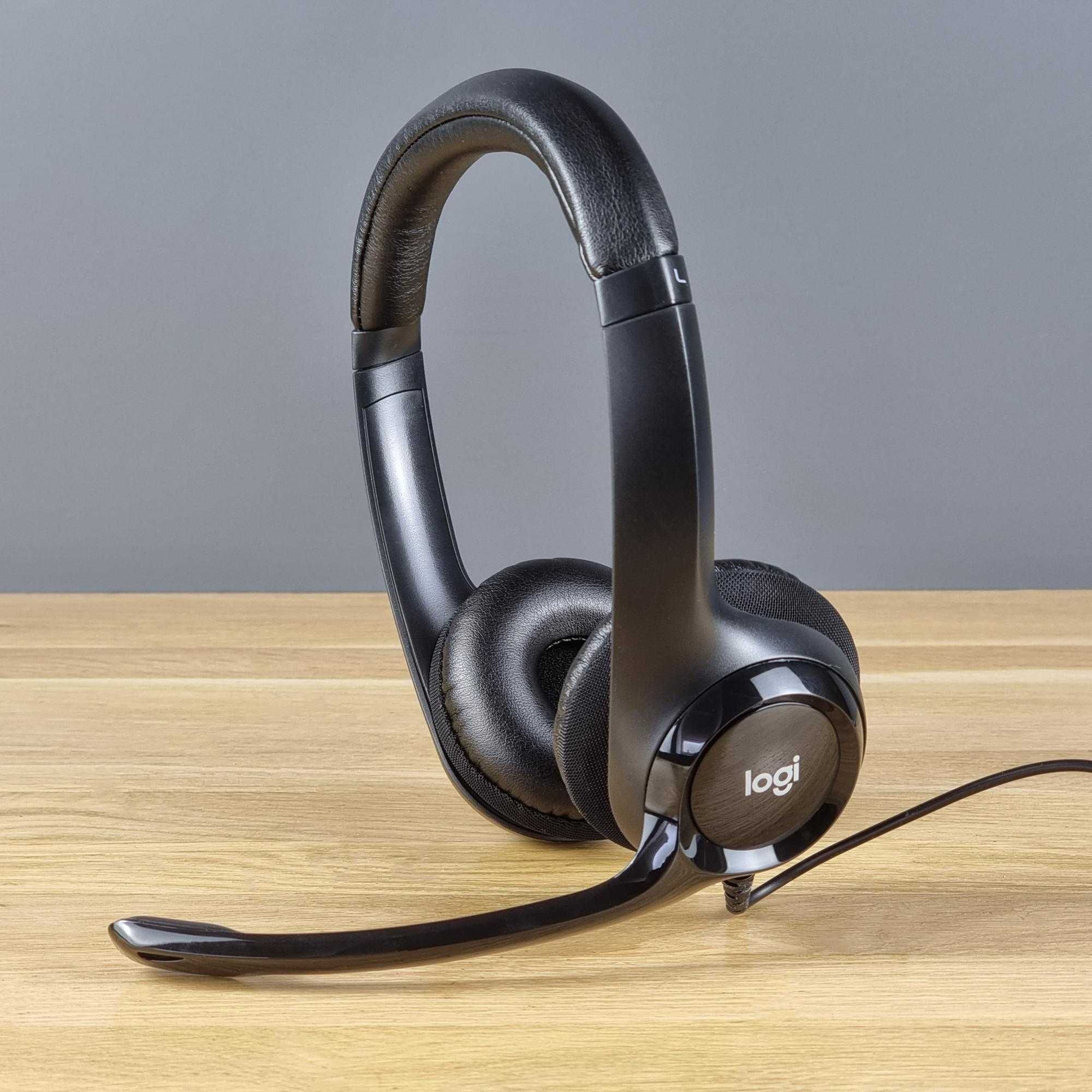 Гарнітура, навушники Logitech Headset H390 USB (981-000406) Black
