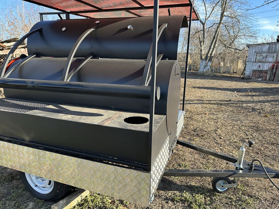 Bbq Барбекю Бочка на колесах