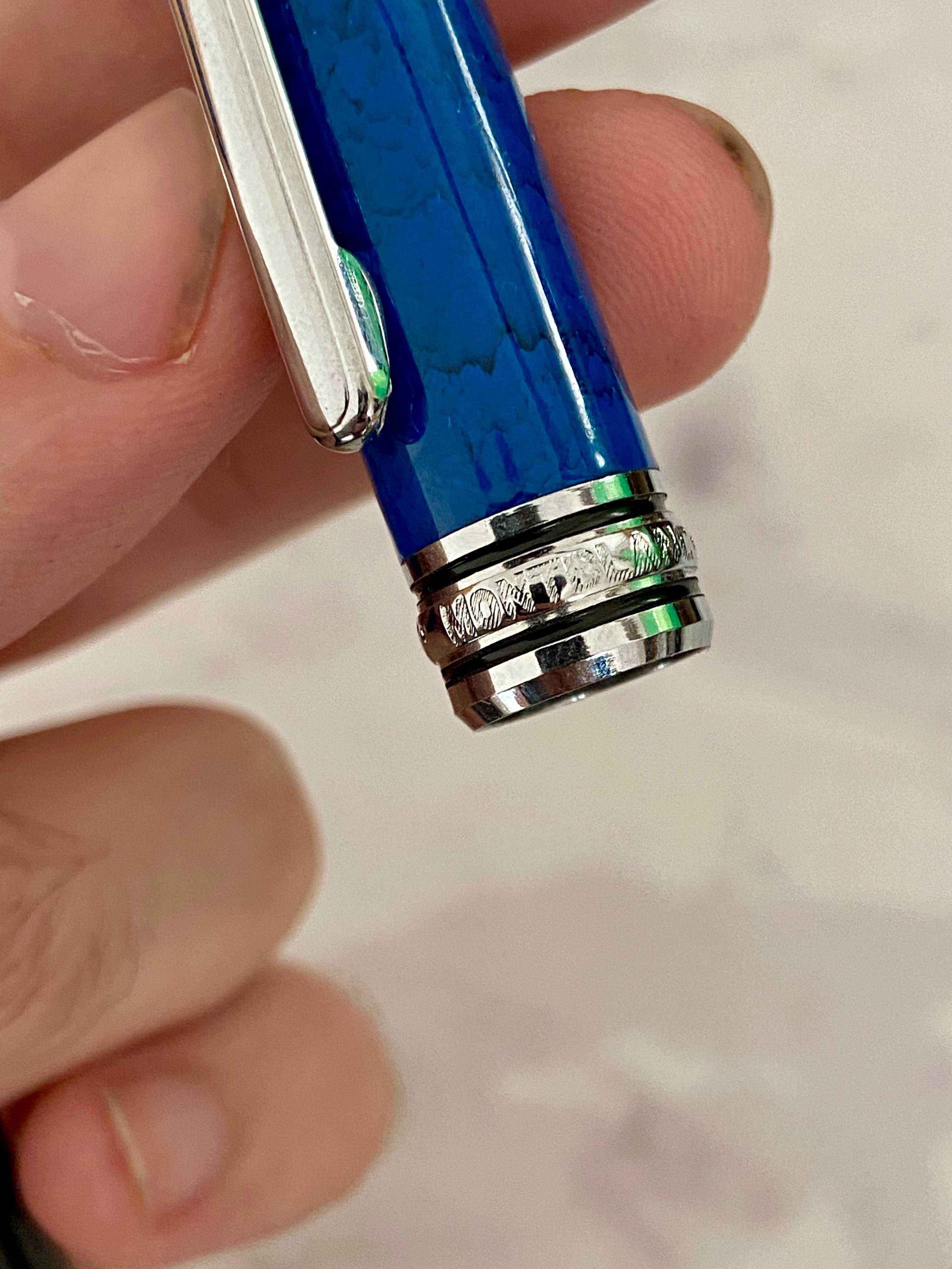 Caneta "Montblanc" Iridium Point Azul