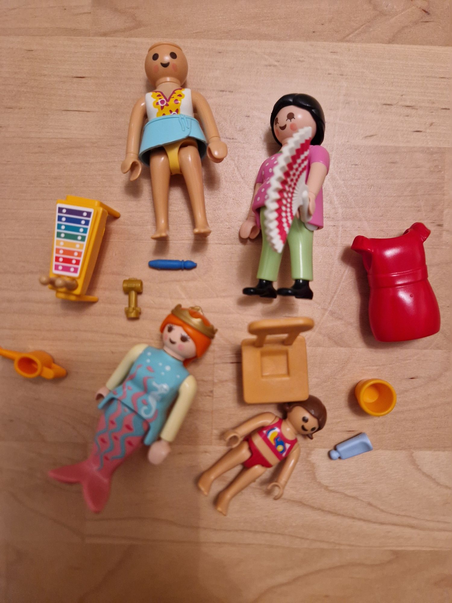Figurki syrenka dziewczynka Playmobil akcesoria