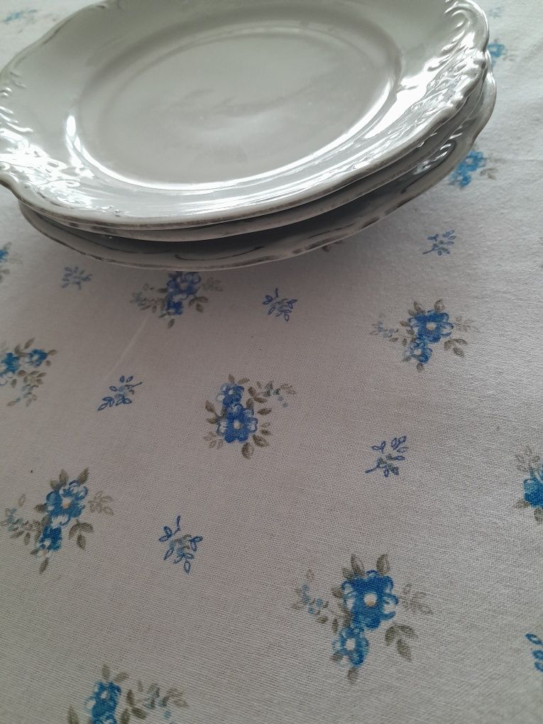 Talerzyki deserowe porcelana PRL zaklad ceramiczny Walbrzych