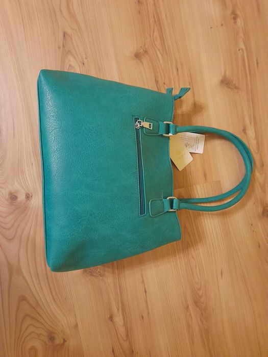 Torba naramienna zielona damska Herisson Firenze