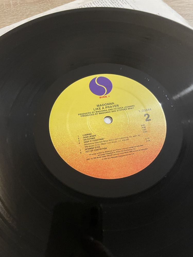 Madonna Like a Prayer USA EX- LP