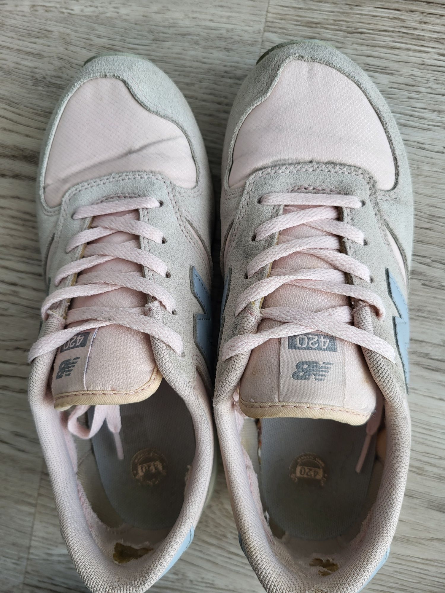 Sneakersy New Balance 37 22,5cm różowo szare