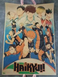 Plakaty z haikyuu, anime, sport