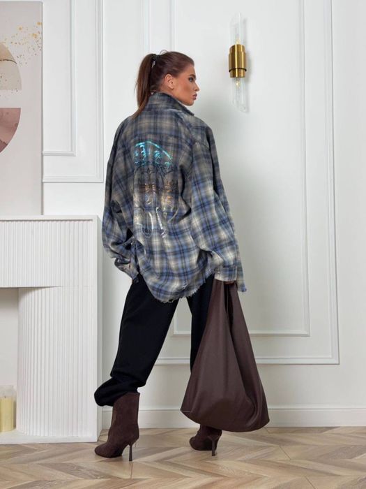 Сорочка жіноча бренд в клітину