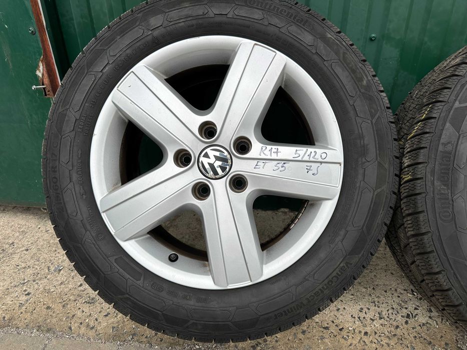 Диски VW T5 T6 Multivan Caravelle 5/120 R17 ET55+215/60R17C зима