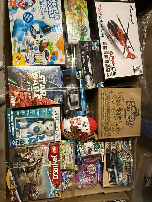 Karton Mix Box Zabawek 100PLN NOWE Lego Hot Wheels Barbie Wysyłka OLX