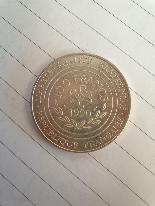 Moedas de 100 francos