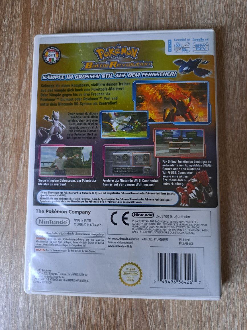 Pokemon Battle Revolution Nintendo Wii Komplet ANG