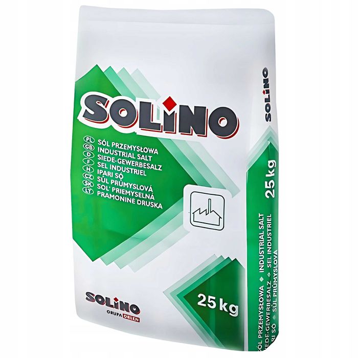 Sól drogowa 25kg Sól przemysłowa do posypywania chodników Solino Orlen