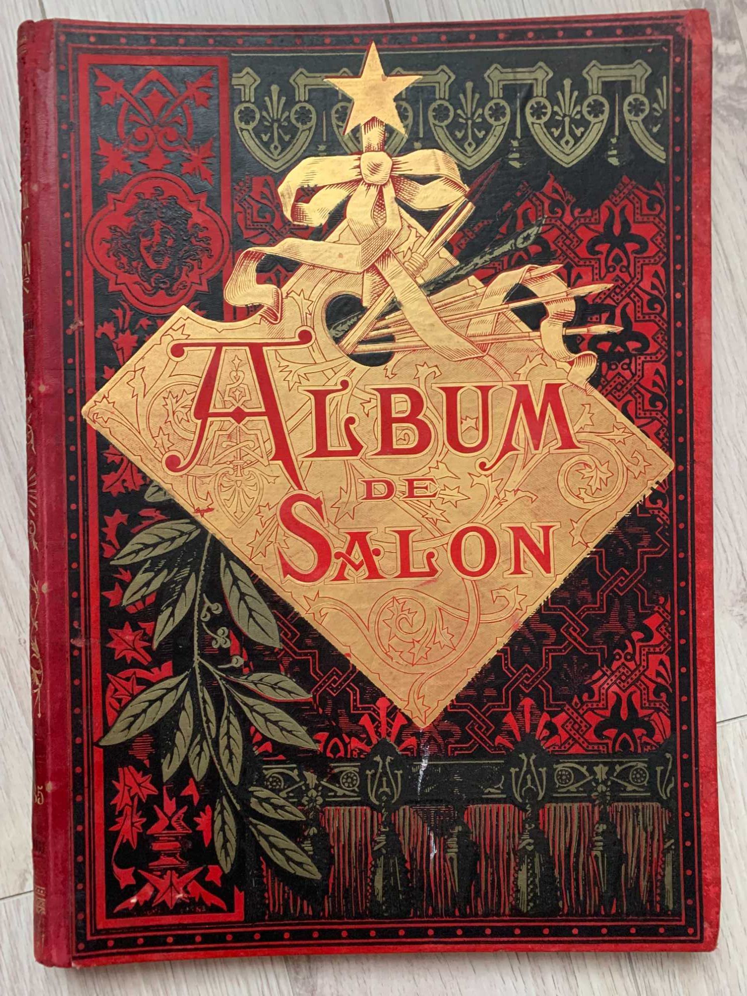 ALBOM de SALON 1884-85р.Альбом гравюр 42*30см,94 стор(46 гр. 41*58см)