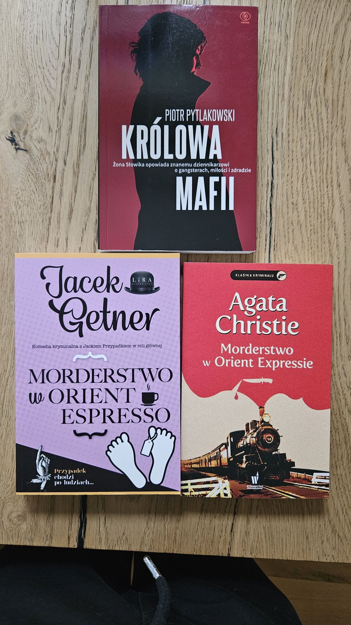 3 książki w cenie nowe Morderstwo w orient Espresso Kobieta Mafii