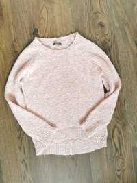 Jasnoróżowy sweterek , rozmiar 40