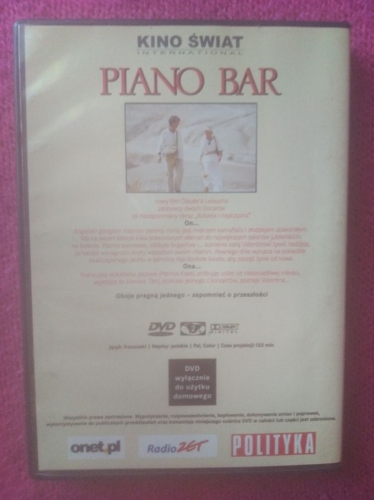 Piano bar Jeremy Irons Patricia Kaas DVD