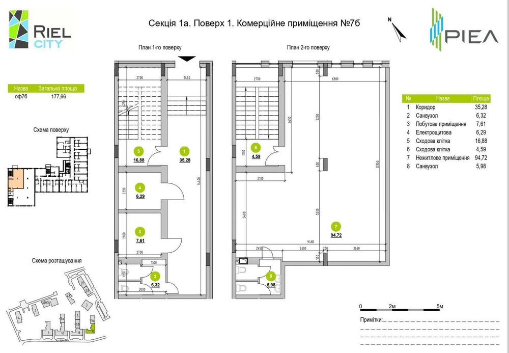 > Дворівнева комерція 211 м.кв від забудовника! Без комісії. >