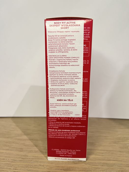 krem do ciała redukuje cellulit, ujędrnia wygładza  Clarins