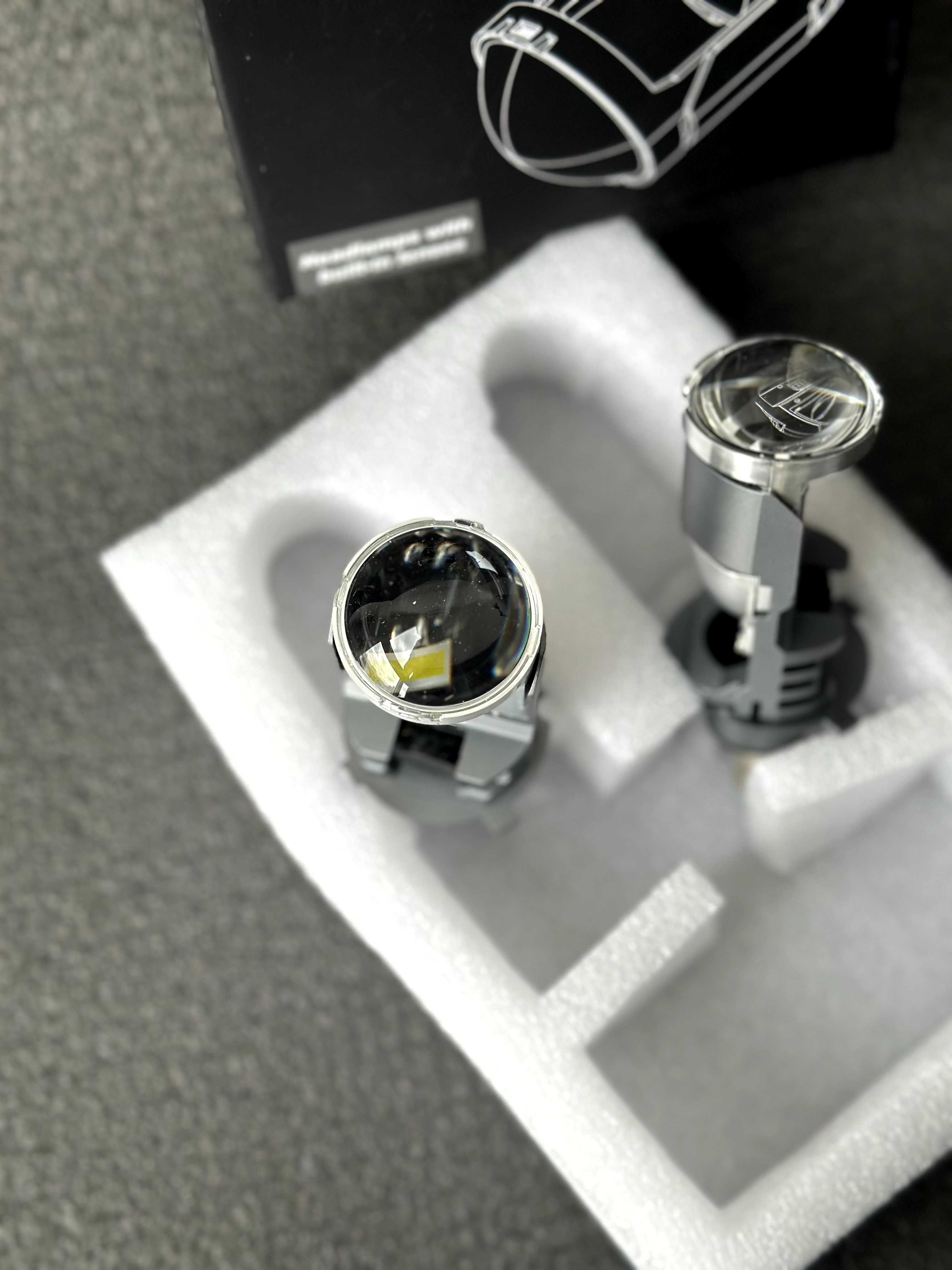 Автомобильные LED лампы F40B H4 с линзой, Bi лед линзы н4
