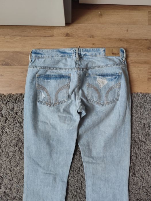 Jeansy damskie z rozdarciami Gina Tricot r. 28/34