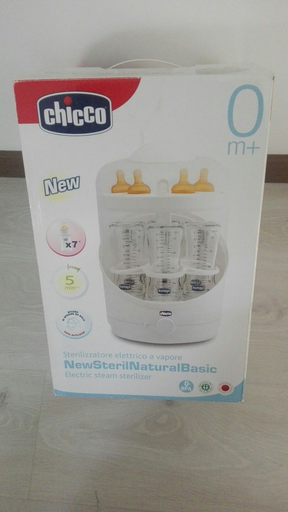 Esterilizador biberons da Chicco