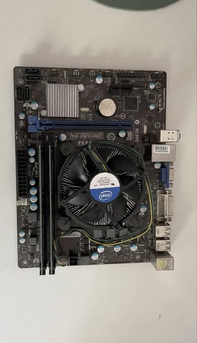Płyta główna MSI H61M-P31(G3) + procesor I7 + 8gb ram
