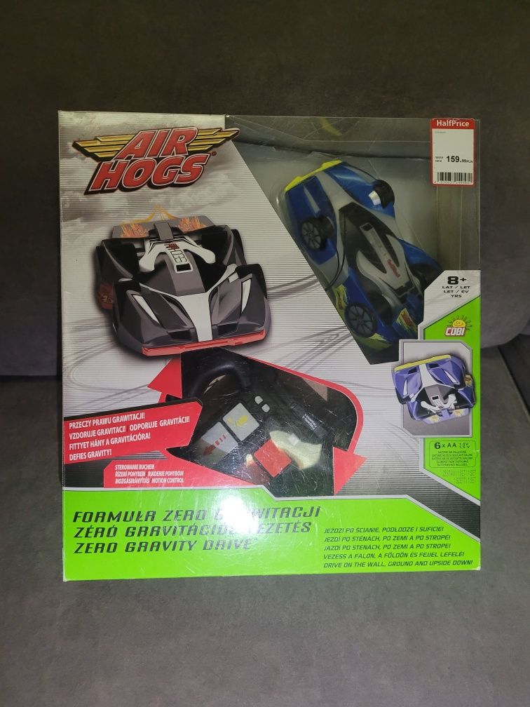 Jeździ po ścianie! Air Hogs Cobi autko Formuła zero grawitacji