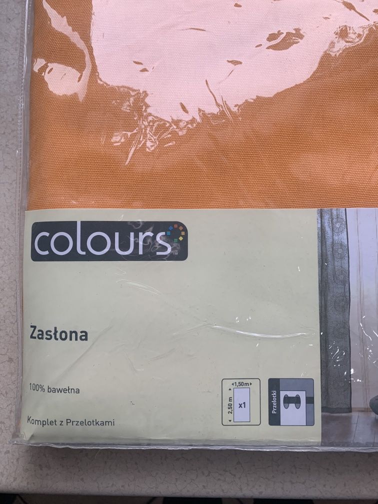 Zasłona z przelotkami szt.2  nowe