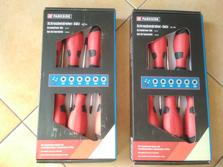 Набор отверток 6 шт Torx ГЕРМАНИЯ Parkside Отвертки звездочки Викрутки