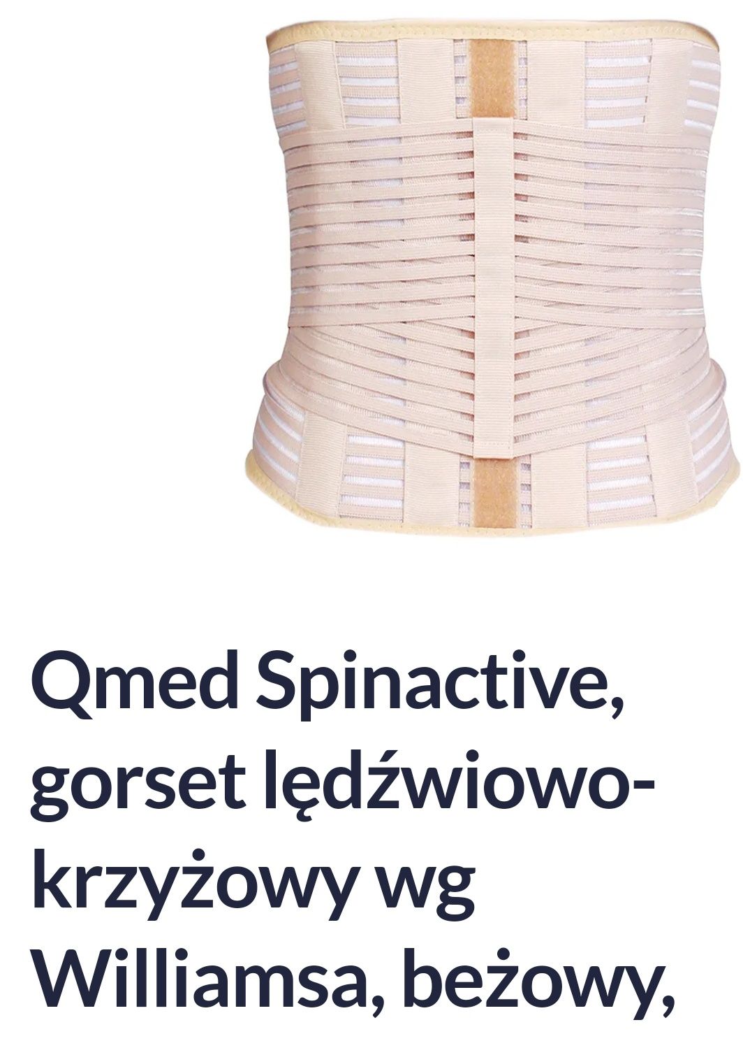 Gorset lędzwiowo-krzyżowy roz 5