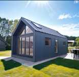 Domek mobilny całoroczny Nowoczesna Stodoła Antresola  Loft Tiny House